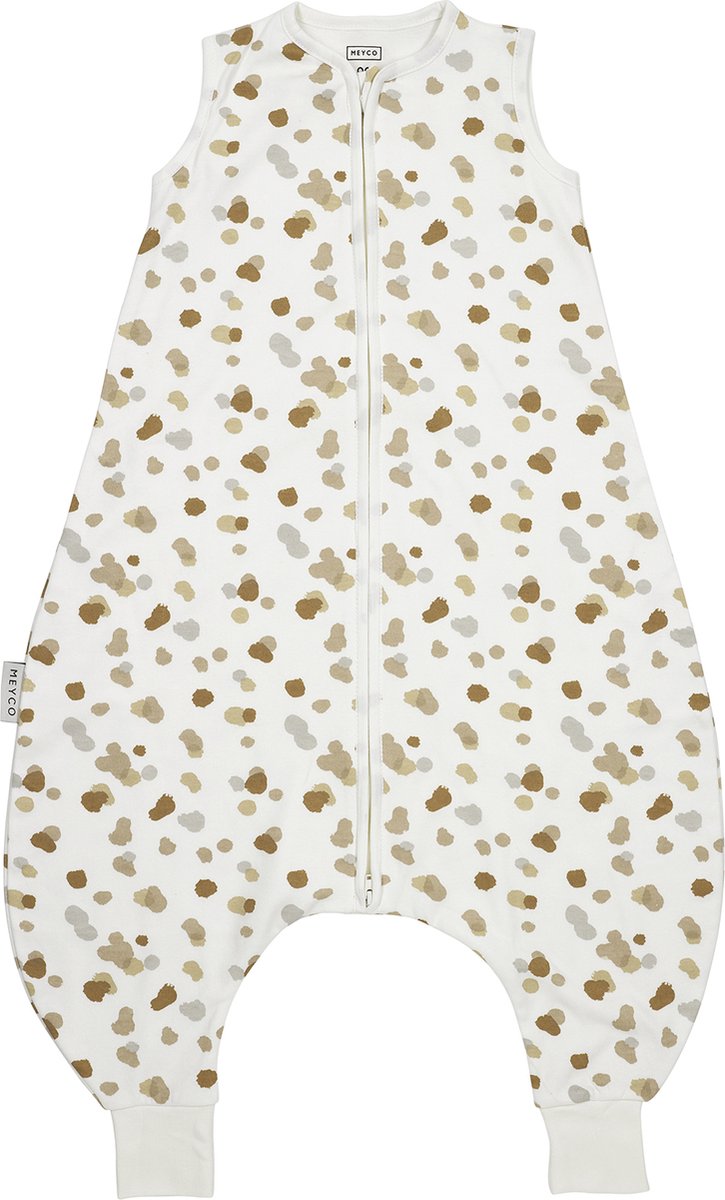 Meyco Babyflecken Baby-Sommerschlafoverall-Pullover – Sand – 104 cm – 0,5 Tog