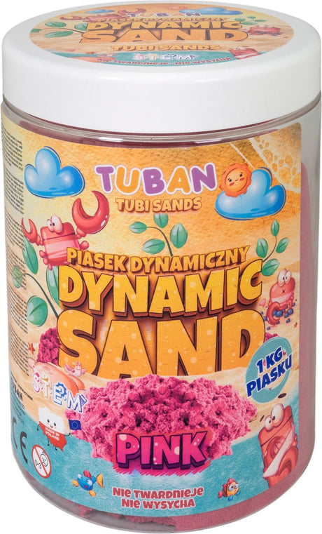 Tuban - dynamischer Sand - Spielsand - rosa 1 kg