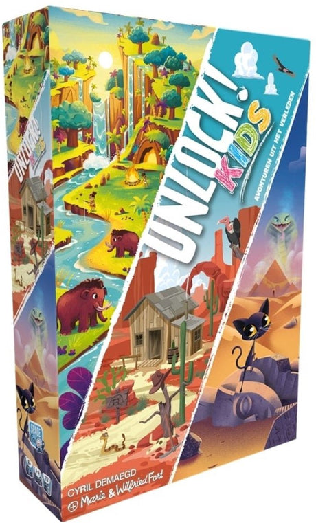Space Cowboys freischalten! Kinder – Abenteuer aus der Vergangenheit – Niederländisches Brettspiel