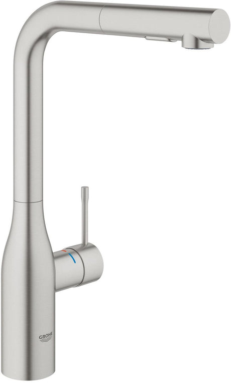 Grohe Essenz neue Küchenarmatur – ausziehbare Handbrause – Edelstahl – 30270dc0