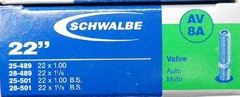 Schwalbe bannenzegen Tube Av8a 22 Zoll 25 28-489 501 Av