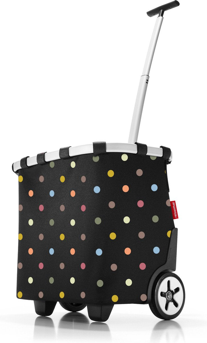 Reisenthel Carrycruiser Einkaufstrolley – Polyester – 40 l – Punkte schwarz