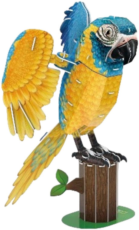 Kubisches lustiges 3D-Puzzle National Geographic Ara, 94 Teile.