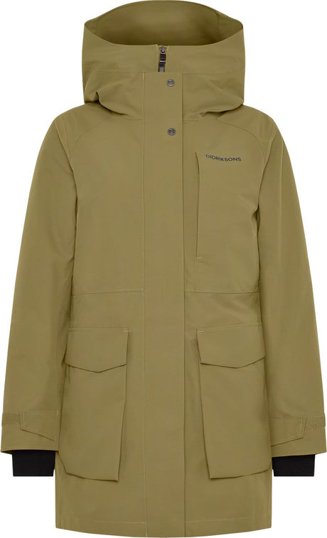 Didriksons Harriet WNS Parka Damen Outdoorjacke – Olivgrün