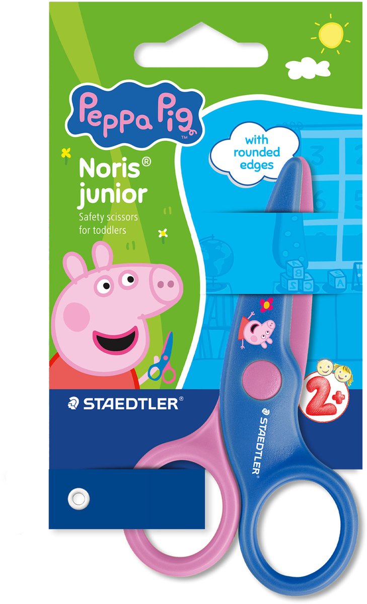 Staedtler Peppa Pig x Noris Junior Schere für Kleinkinder