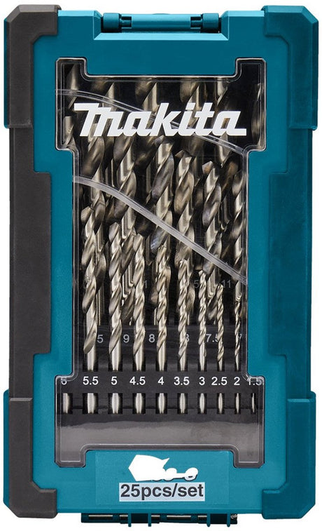 Makita-Zubehör d-67555 | Metallbohrer-Set | hss-g | 25-teilig - d-67555