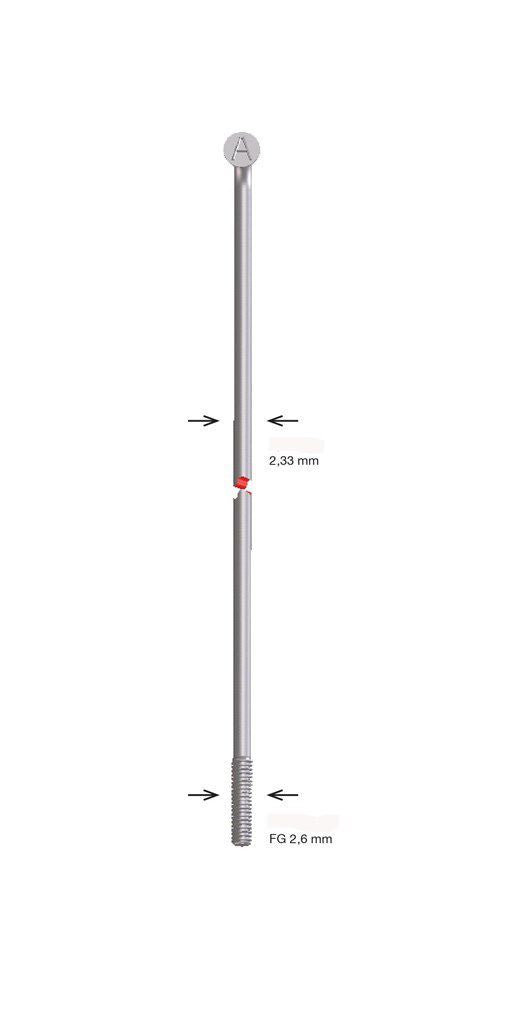 Alpina Space 190-13 Raggi Ø2.33mm FG 2.6 Zink (144)