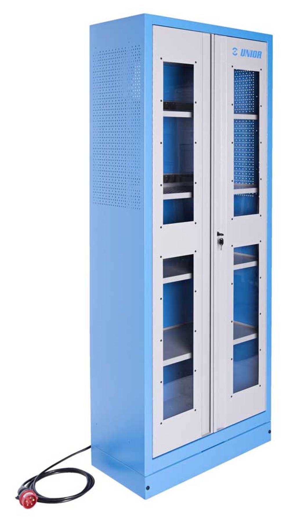 Unior GRS Schrank-Werkstatt-Ladestation bl grau