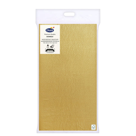 Duni Tischdecke 138x220 cm gold