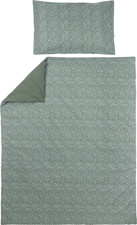 Meyco Baby Cheetah Uni Bettbezug Bett – Waldgrün – 100 x 135 cm