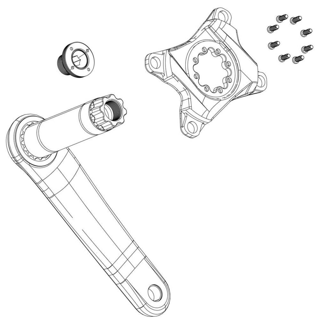 Sram Kurbelschraube Kurbelschraube Eagle Axs Trans.xx Sl xx