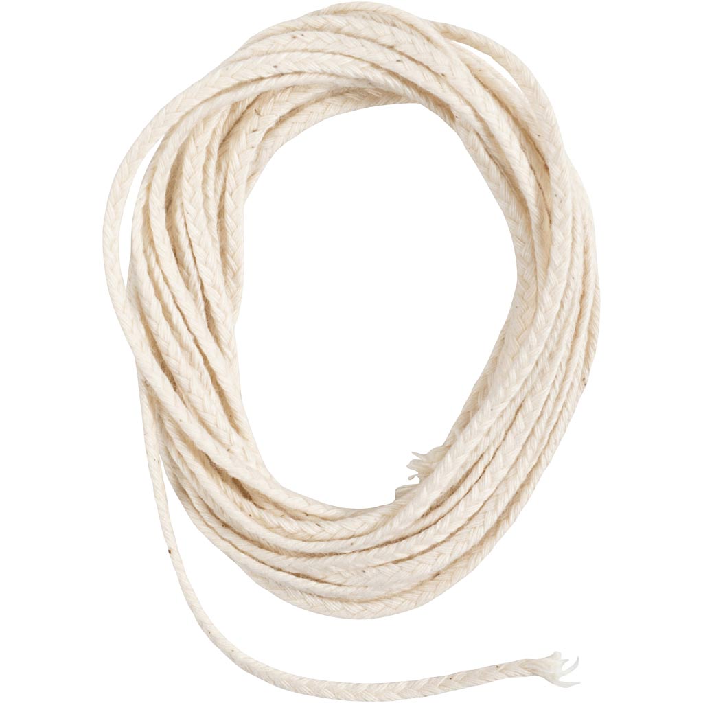 Creativ Company Wick für getauft (Folie 22-30 mm) und Gusskerzen (Folie 60-80 mm), 3M