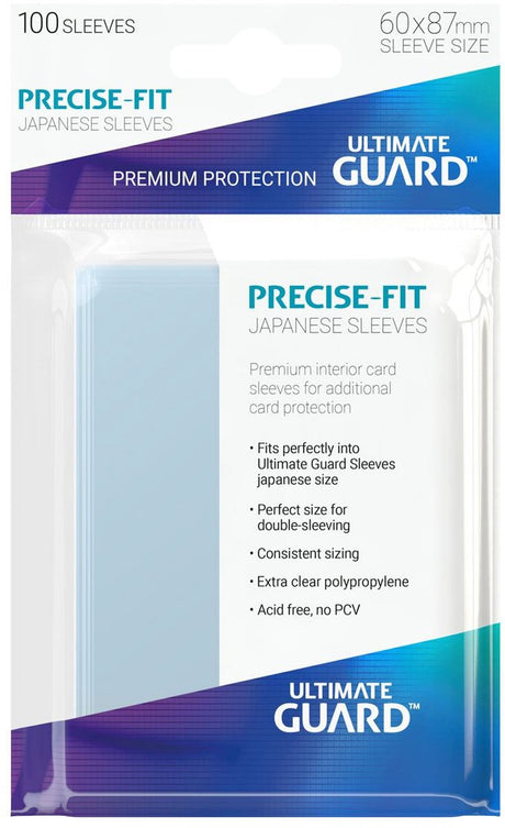 Ultimate Guard Precision-Fit-Ärmel, japanische Größe (100)
