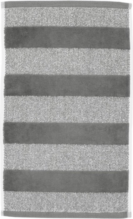 Beddinghouse sheer stripe - gastendoekje - 30x50cm - antraciet