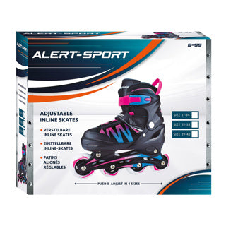 Alert Sport Inlineskates rosa (Größe 35-38)