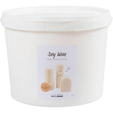 Creativ Company Sojawachs, für Einzelkerzen, Creme, 5 kg 1 Karton