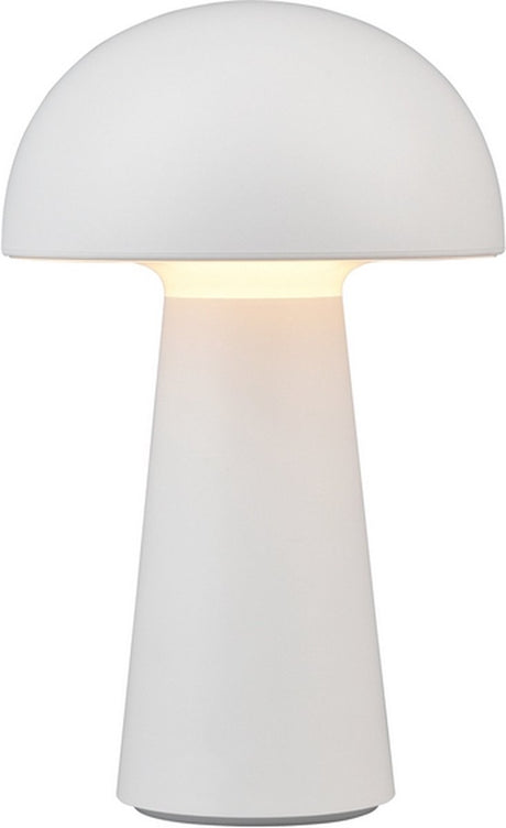 Rl lebe dein Licht Reality Lennon - Tischleuchte - weiß - inkl. 1x SMD 2W - wiederaufladbar - Außenlampe - dimmbar - Außenbeleuchtung - IP44