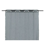 Wagen Sie Home Vorhang Kaya 240x140 cm Polyester hellgrau