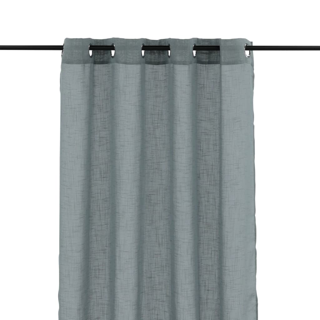 Wagen Sie Home Vorhang Kaya 240x140 cm Polyester hellgrau