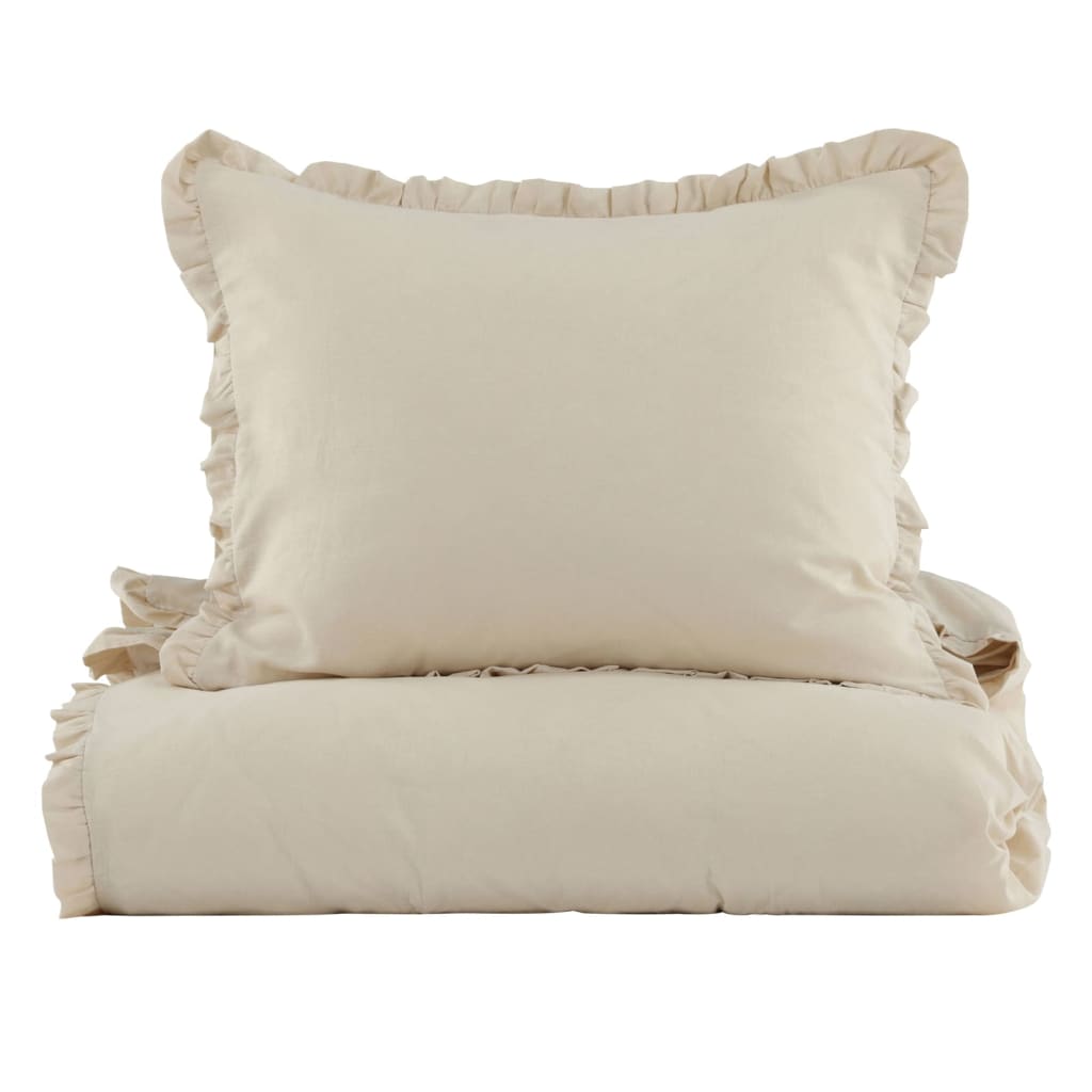 Venture Home Duvet Cover Lias 200x150 cm Baumwoll Beige