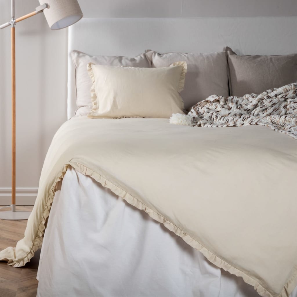 Venture Home Duvet Cover Lias 200x150 cm Baumwoll Beige