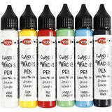 Viva Decor Kerzendekorstift, kräftige Farben, 6x28 ml 1 Box