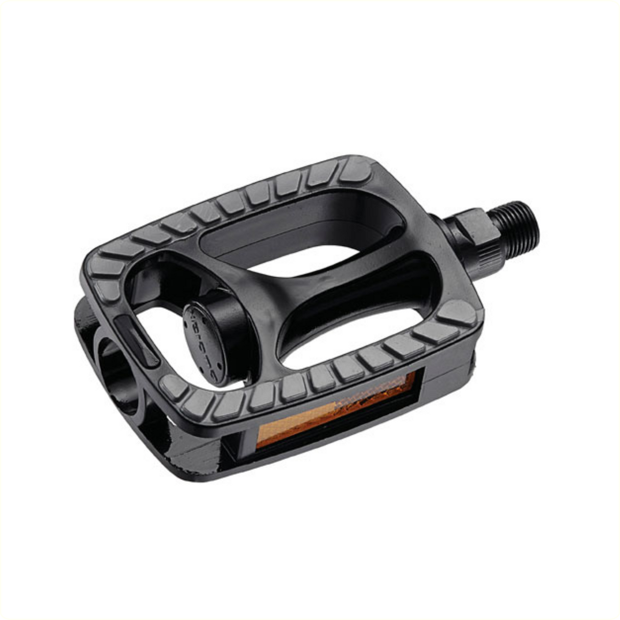 Union Pedals SP-813. 9 16 Plastic, gris negro sin deslizamiento (paquete colgante)