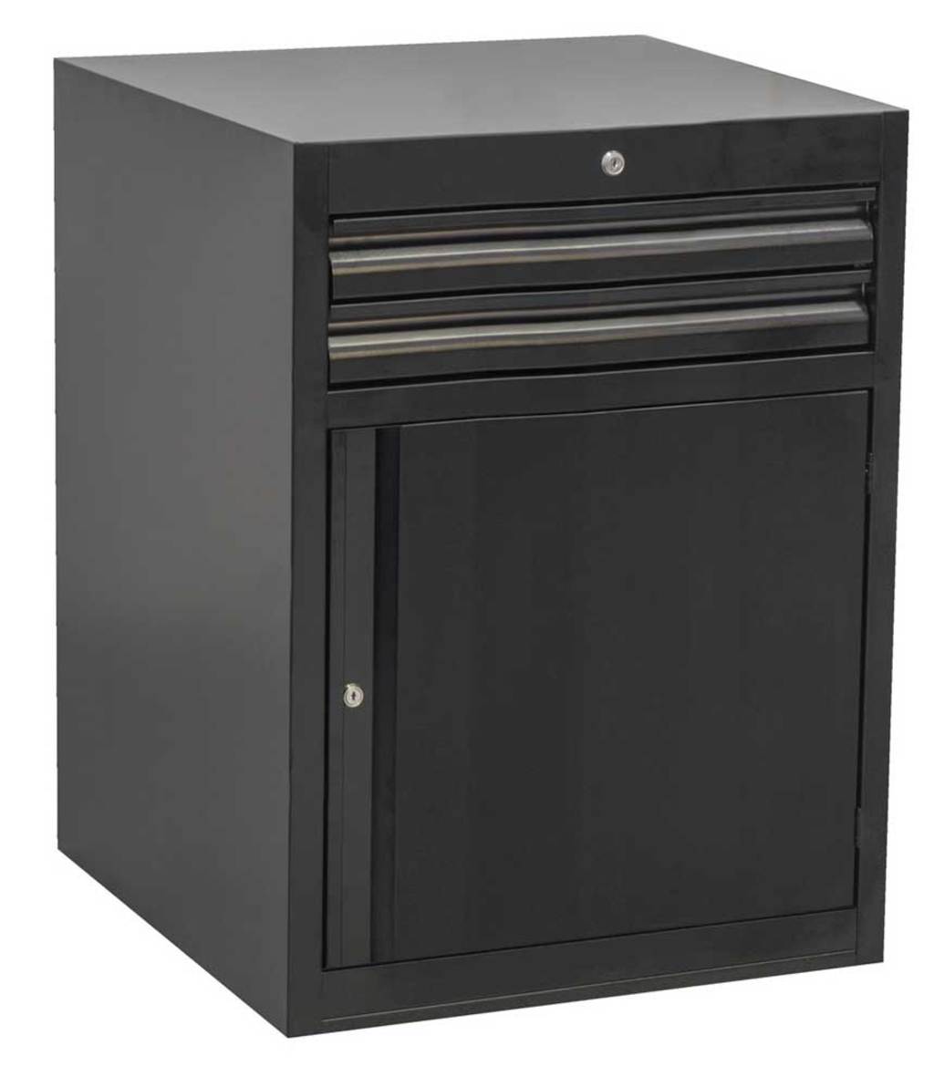 Unior grs Kommode 2l + Tür schwarz *auf Bestellung*