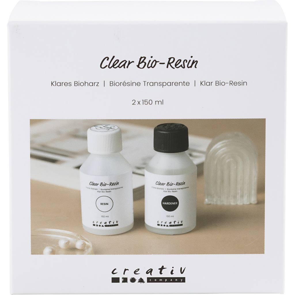 Creativ Company transparentes Bioharz, klar, 2x150 ml 1 Box