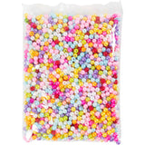 Creativ Company Wachsperlen, D 8 mm, Lochgröße 1 mm, ca. 2000 Stück, Perlmuttfarben, 500 gr 1 Beutel