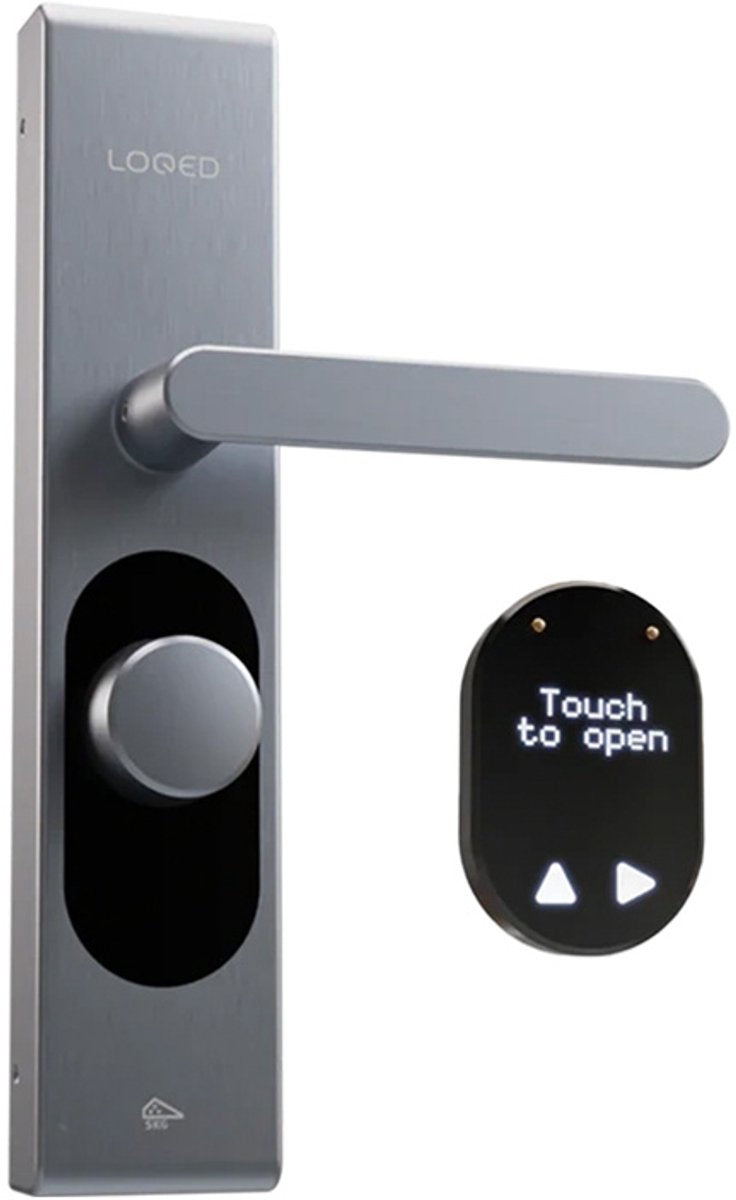 Loqed touch smart lock - slim deurslot - met smart home integratie - bridge, cilinder codetoegang - metaal
