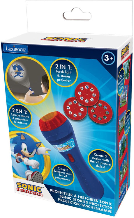 Lexibook Sonic Story-Projektor und Taschenlampe