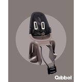 Qibbel Rücksitz-Luftrahmen schwarz hellbraun