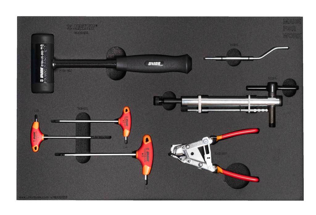 Unior Tool Inlay-Werkzeugwagen