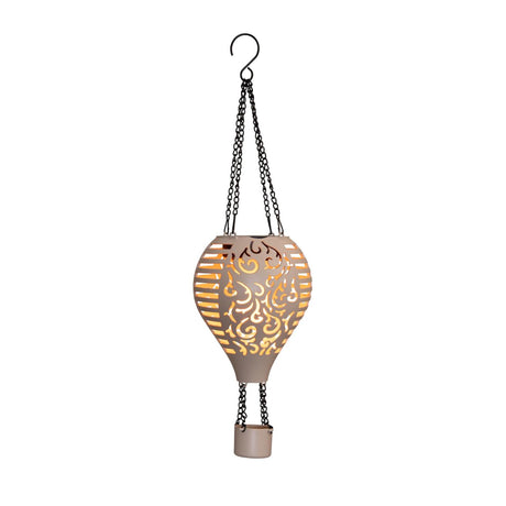 Anna's collection solar luchtballon vlameffect zand 10led 12,7x38cm 1xaaa 300mah