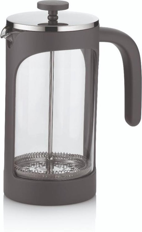 Kela Küche – Verona Cafetière 1 Liter – Glas – Grau