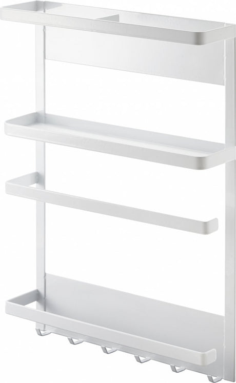 Yamazaki magnetischer Küchenregal-Kühlschrank – Turm – weiß