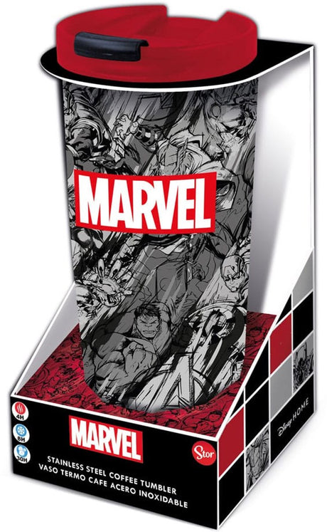 Stor Marvel - Reisebecher aus Edelstahl - Marvel-Muster -