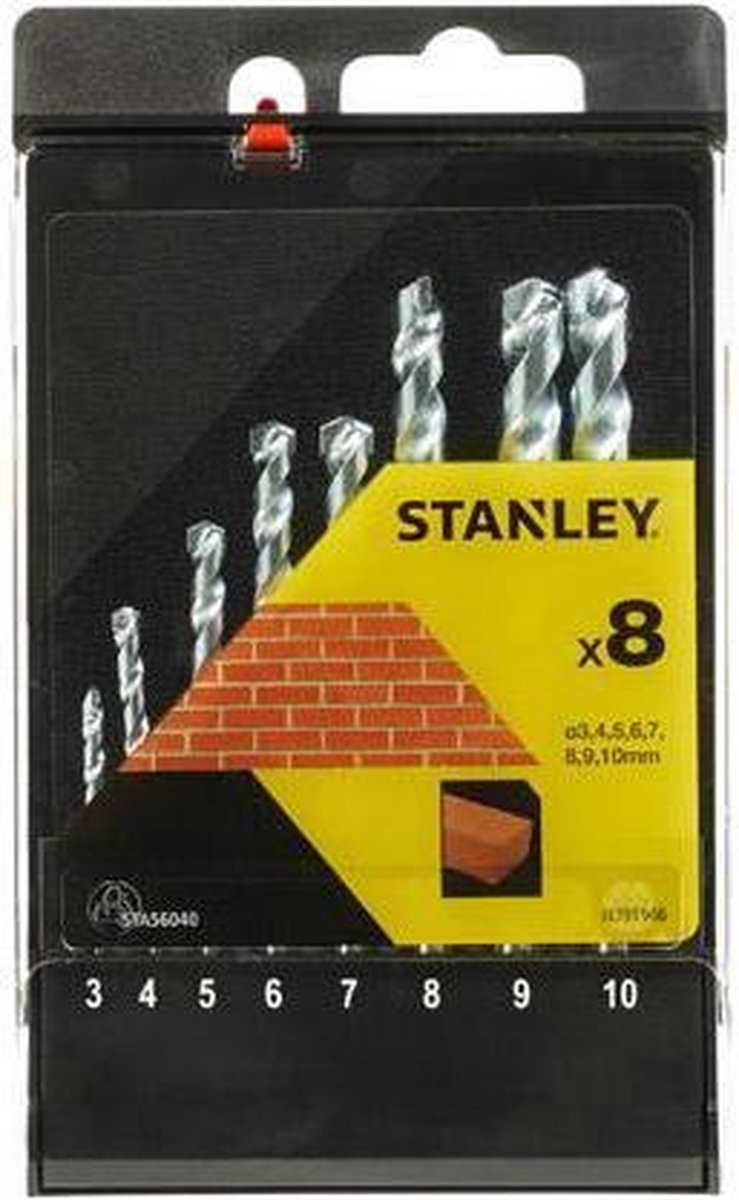 Stanley-Set Steinbohrer – 8-teilig