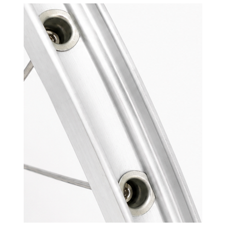 Shimano achterwiel 28 inch zac2000 - nexus 7-remnaaf - zilver geslepen