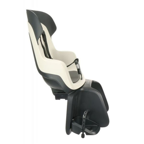 Kindersitz hinter Bobike Maxi Go Carrier Bestätigung Creme