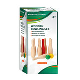 Alert Outdoor-Bowling-Set aus Holz