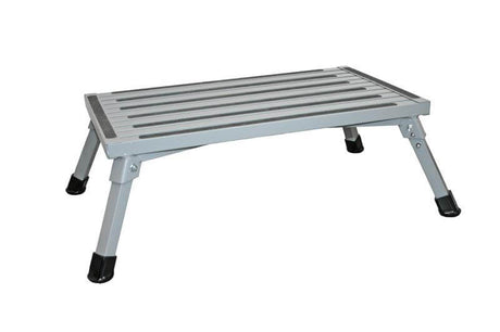 Victoria XL Aluminium-Klapptrittstufe mit extra großer Trittfläche