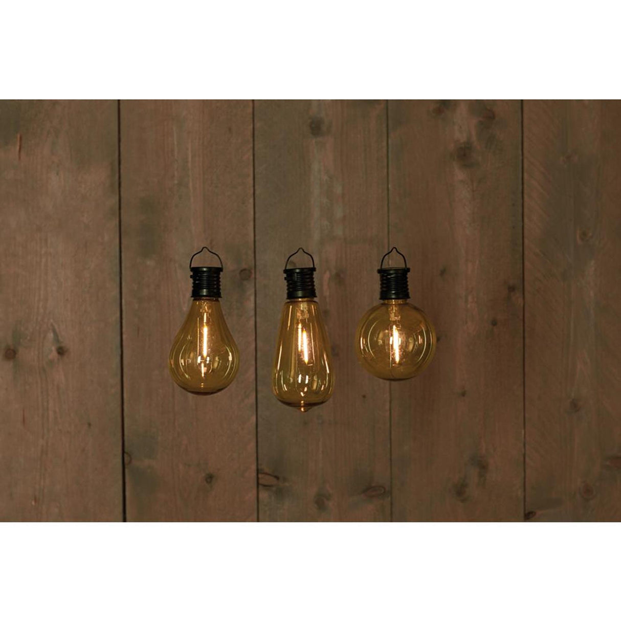 Anna's Collection Solar-Retro-Glühlampe schwarz