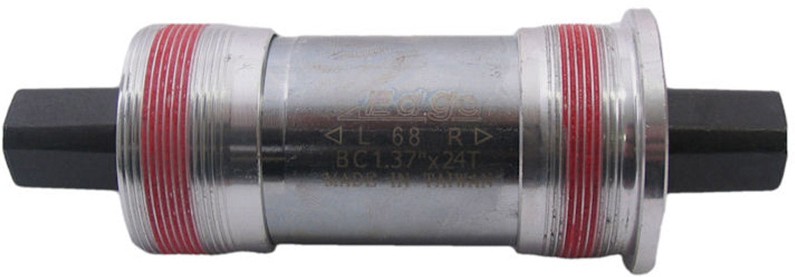 Edge square bottom bracket 113mm 68mm with aluminum cups