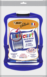 BIC Velleda Whiteboard mit 8 Markierungen