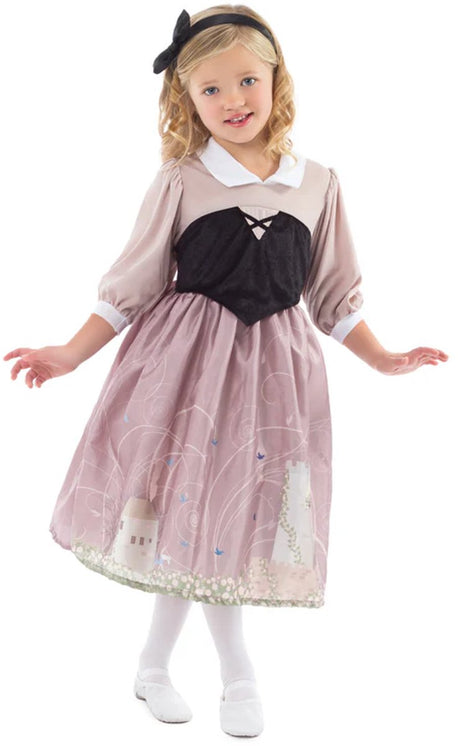 Kleine Abenteuer - Dornröschenkleid - mit Stirnband – Größe l (110-122)