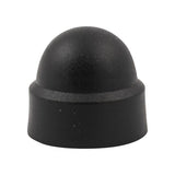 Abdeckkappenmutter M10 schwarz Kunststoff Dose 50 Stk.
