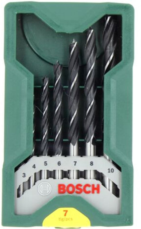 Bosch Zubehör 7-teiliges Mini-X-Line Holzbohrer-Set – 2607019580