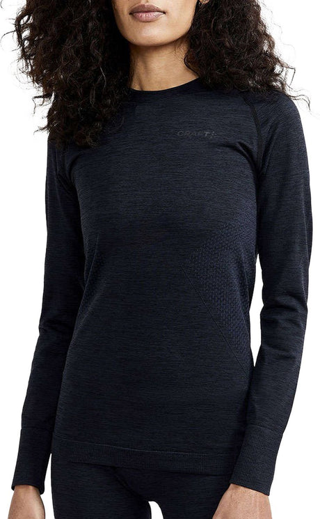 Craft Core Dry Active Comfort Ls W Damen-Thermoshirt – Schwarz